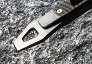Pry bar & attachment hole